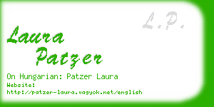 laura patzer business card